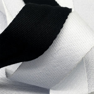 Échantillon gratuit Sangle en polyester recyclé en coton biologique haute ténacité Sangle unie épaisse et résistante - Product Image 2