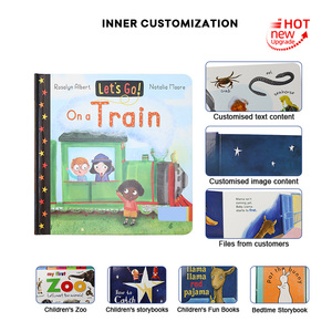 หนังสือปกแข็งสำหรับเด็กพิมพ์<span class=keywords><strong>ลาย</strong></span>สี่สีแบบทำจากวัสดุแข็งสำหรับบริการการปรับแต่ง - Product Image 5