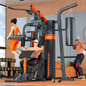 <span class=keywords><strong>Appareil</strong></span> de <span class=keywords><strong>Musculation</strong></span> Multi-Stations 3 Postes pour la Maison - Product Image 1