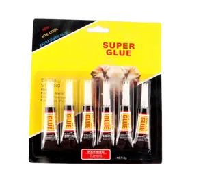 502 Super Lem Cyanoacrylate Adhesive Instan Adhesi yang Kuat Pengiriman Cepat