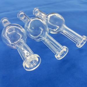 Tubo de Secado de Una Sola Bola de Cuarzo Transparente Pulido para Soplado de Vidrio de Alto Rendimiento Personalizado - Product Image 1