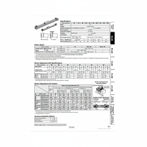 SMC นิวเมติกส์กระบอกไม่มีก้าน MY1B16-350หมวดหมู่ผลิตภัณฑ์กระบอกสูบร่วมโดยใช้กลไก - Product Image 1