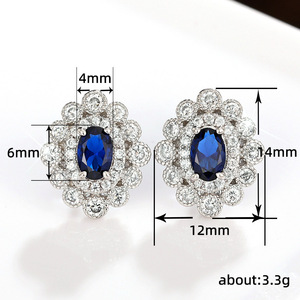 Orecchini a perno con girasole da donna, eleganti, stile regale, alla moda, chic, gioielli per l'orecchio, regalo quotidiano - Product Image 5