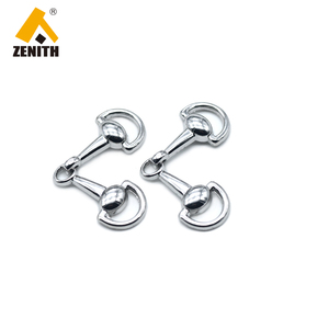 Hebilla de metal de zapato de anillo doble decorativo de metal de zinc para accesorio elegante - Product Image 2