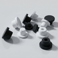 Bouchon en silicone de type T, résistant aux hautes températures, bouchon en caoutchouc imperméable pour boîtes électriques et meubles