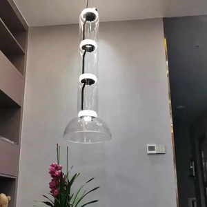 Lustre LED suspendu personnalisé en fer et verre, design artistique créatif, pour bar et <span class=keywords><strong>taverne</strong></span> - Product Image 3
