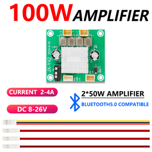 2x50W 100W Haute puissance pour carte amplificateur en plastique 5.0 Entrée DC 5-26V Classe D Amplificateur audio numérique stéréo <span class=keywords><strong>DIY</strong></span> Subwoofer - Product Image 2