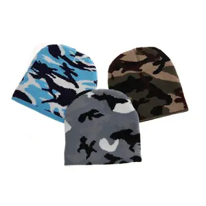 Fashion Jacquard Beanies Hip-Hop Warm Knitted Hats Bonnet Caps