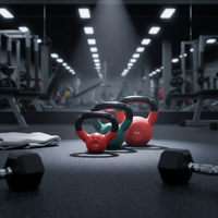 Ensemble de kettlebells Qimeng en fonte et vinyle PVC avec poignées binaurales, injection d'eau, option de logo et de couleur personnalisés (OEM)