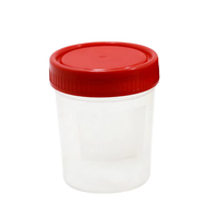 Venta al por mayor 30ml contenedores de muestras médicas desechables Botellas de plástico y contenedores de muestras de orina