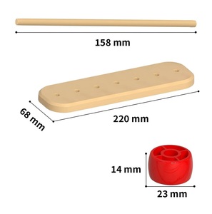 Jouet d'abacus coloré pour enfants, jouet éducatif d'apprentissage des mathématiques avec 60 perles - Product Image 4