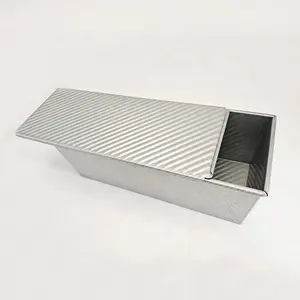 Anti-aanbak Aluminium Pullman Loaf Pannen Engels Muffin Roosteren Brood Pan