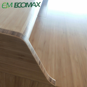 Tre Máy tính để bàn nhà máy-tre đứng bảng với ngăn kéo cho đồ nội thất văn phòng, carbonized màu tre bảng Top - Product Image 3