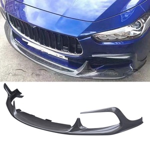A Style Car Front Spoiler <b>Splitter</b> Carbon Sword Front Lip Bumper <b>Splitters</b> for Maserati Ghibli 2014-2016 - Product Image 2