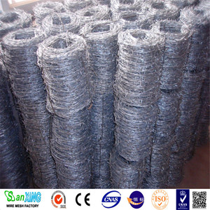 Fil barbelé galvanisé à double torsion de 1,6 mm, rouleau de 25 kg ou 20 kg, prix usine - Product Image 4