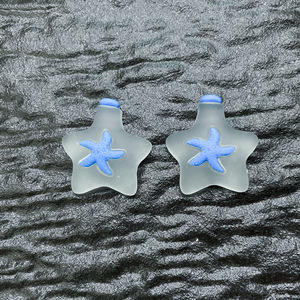 Accesorios de resina de estrella de mar <span class=keywords><strong>grandes</strong></span> transfronterizos para DIY, fundas de teléfono móvil, zapatillas con orificios, horquillas y accesorios para el cabello, material para accesorios - Product Image 6