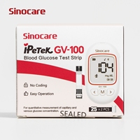 Sinocare GV-100, lecteur de glycémie pour animaux domestiques, chien, chat, moniteur de glycémie vétérinaire, système de surveillance de la glycémie des animaux domestiques