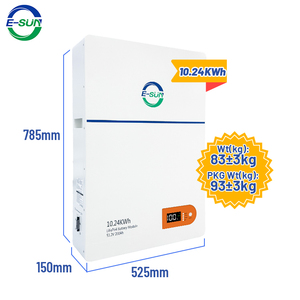 ESun 51.2V 200Ah 10kWh Power Wall Batteria al Litio Solare per Accumulo Energetico Domestico con Protezione BMS Sicura - Product Image 5