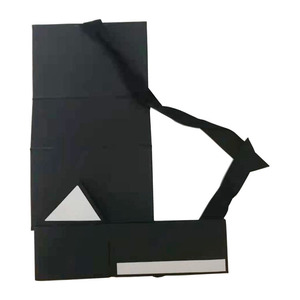 Cajas <span class=keywords><strong>de</strong></span> papel plegables pequeñas <span class=keywords><strong>para</strong></span> embalaje <span class=keywords><strong>de</strong></span> joyería, tapa dura <span class=keywords><strong>de</strong></span> lujo con forma <span class=keywords><strong>de</strong></span> <span class=keywords><strong>libro</strong></span> personalizado, ecológico, negro - Product Image 5