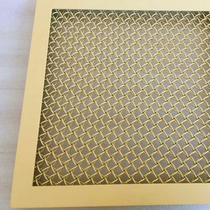 Moderna Revestimiento Decorativo para Chimenea de Acero Inoxidable Personalizable con Diseño de Panal de Abeja <span class=keywords><strong>y</strong></span> Técnica de Tejido para Mayor Seguridad - Product Image 3