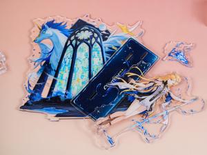 OEM Odm อนิเมะ Wuthering Waves Cartethyia อะคริลิคสแตนดี้ ของตกแต่งโต๊ะทำงาน - Product Image 6