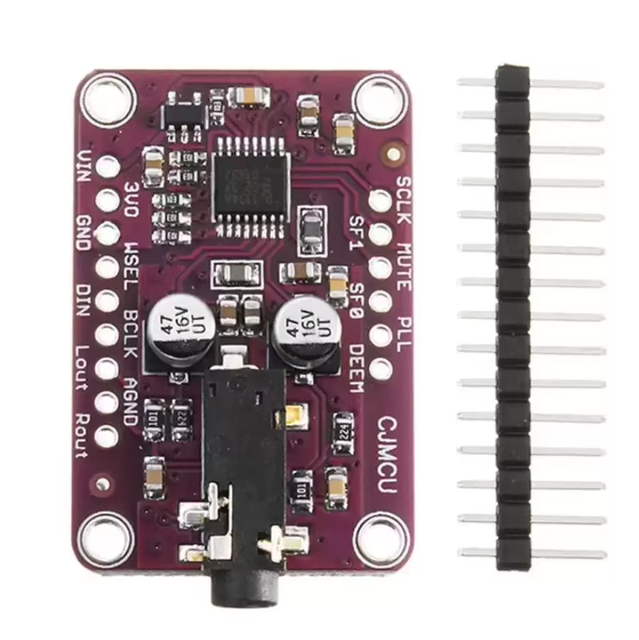 CJMCU-1334 UDA1334A I2S Stereo Audio Decoder - High-Quality I2S Digital to Analog Converter (DAC) Module