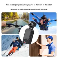 Caméra sportive X3 transfrontalière HD 5K anti-tremblement avec écran 1,69 pouce, Wi-Fi, objectif rotatif à 270°, grand angle 120°, capteur CMOS, carte TF