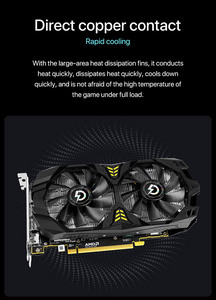 Tarjeta Gráfica Peladn 100% Nueva, <span class=keywords><strong>AMD</strong></span> <span class=keywords><strong>Radeon</strong></span> <span class=keywords><strong>RX580</strong></span> 8GB <span class=keywords><strong>2048SP</strong></span> GPU, Tarjeta Gráfica para Juegos <span class=keywords><strong>RX580</strong></span> 256-bit GDDR5 8Pin - Product Image 2