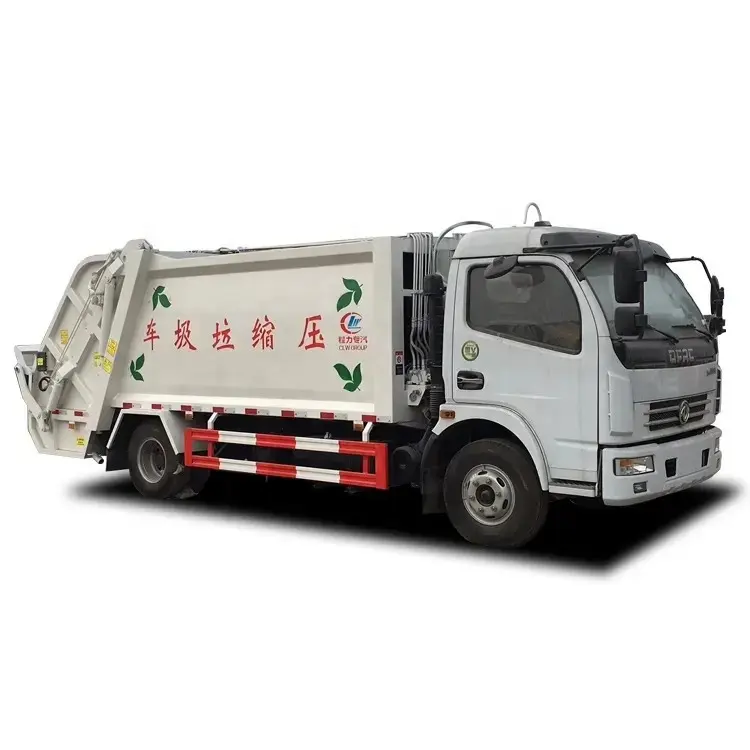 Dongfeng 8cbm 4x2 kleine hinterradlader Müllwagen Verdichter Müllwagen