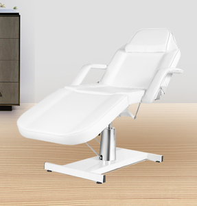 Muebles de Salón Comerciales, Cama de Belleza Hidráulica Negra para Tatuajes, Silla Facial de 3 Secciones, Mesa de Masaje Giratoria de 360 Grados, Venta al Por Mayor - Product Image 6