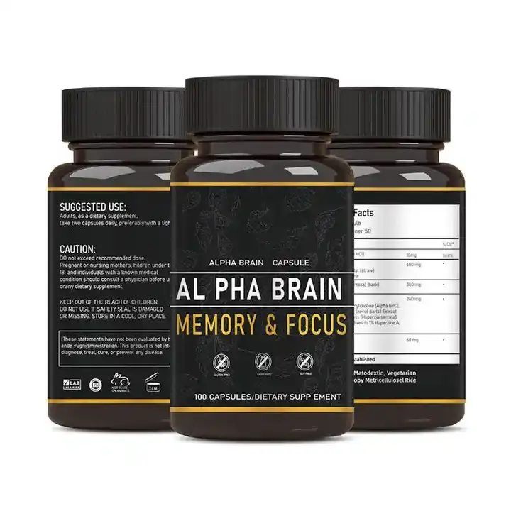 OEM Vegan Nootropics integratore cerebrale acido alfa lipoico antiossidante capsule cerebrali