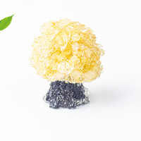 Petit arbre en résine avec gravier de cristal naturel créatif, arbre à argent, décoration pour la maison, ornement de bureau 2023