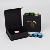 QK-S02 High-Grip Taom Kreide 1 Stück in Geschenkbox Professionelle Billard-Snooker-Pool-Kreide Premium Spin-Kontrolle