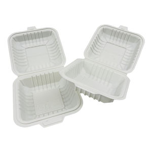Caja de <span class=keywords><strong>pl</strong></span>ástico desechable con tapa, cajas de almuerzo con tapa Degradable, respetuosas con el medio ambiente - Product Image 6