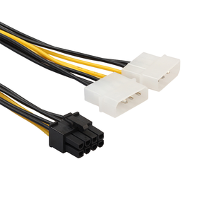 8Pin Để Dual 4Pin Video <span class=keywords><strong>Card</strong></span> Power Dây Y Hình Dạng 8 Pin <span class=keywords><strong>PCI</strong></span> Express Để Dual 4 Pin Molex Đồ Họa cáp Điện Thẻ - Product Image 4