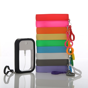 Hot Sale 45ml Perfume Spray Bottle, Wholesale Credit Card Spray Bottle Plastic Breath Spray Bottle with Lanyard rope