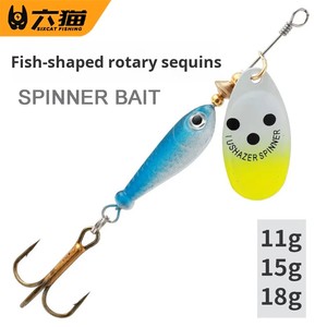 Leurre de pêche ALPHA 11g 15g 18g, spinner, pêche en eau salée, appât artificiel ciblé, cuillère dure, leurres métalliques, spinnerbait, équipement de pêche - Product Image 3