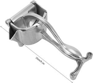 Exprimidor de Naranjas de Aleación de Aluminio, Prensa Manual de Plástico para Limones y Cítricos, Utensilio de Cocina Sostenible - Product Image 2