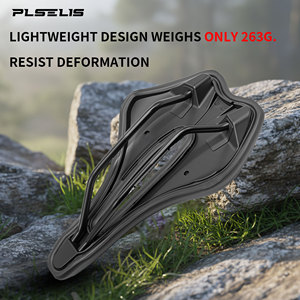 <span class=keywords><strong>Selle</strong></span> de vélo de route Plselis 263g, imperméable, durable, creuse, respirante, design ergonomique, équipement de cyclisme - Product Image 3