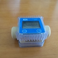 Medidor de Flujo de Turbina para Urea, Metanol, Diésel y Gasolina, Medidor de Flujo Electrónico con Pantalla Digital K24 y Batería de 2.3-3.3V