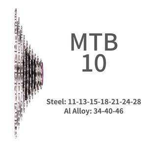 Casete de <span class=keywords><strong>Bicicleta</strong></span> ZTTO MTB de <span class=keywords><strong>10</strong></span> <span class=keywords><strong>Velocidades</strong></span> SLR 11-46T, Relación Amplia, CNC Ultraligero, Piñón Libre para <span class=keywords><strong>Bicicleta</strong></span> de Montaña 10S, Compatible con X0 X9 M610 M78 - Product Image 3