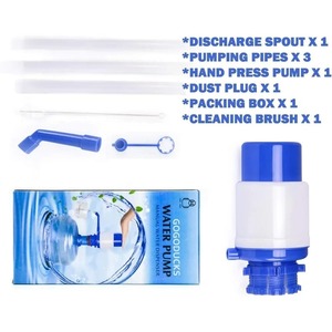 Bomba para Botella de Agua, Bomba Manual Portátil, Dispensador Manual de Agua a Presión, Apta para la Mayoría de los Dispensadores de Agua - Product Image 3