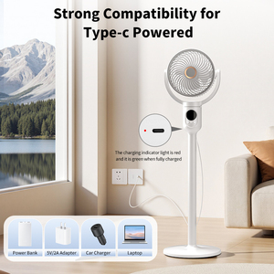Wholesale Price Floor Fan 4 Modes <b>Adjustable</b> <b>Table</b> Tower Usb 9h Timing Power Portable Circulating with Remote Wd-289 Home - Product Image 5