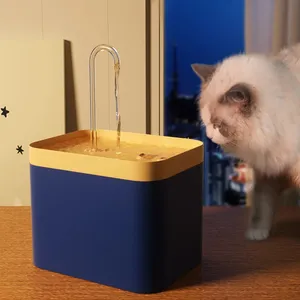 Perlengkapan pabrik 1,5 l Dispenser air elektrik bertenaga USB otomatis Dispenser air mancur kucing mangkuk anjing fungsional