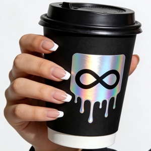 Eco Friendly Custom logo printed paper <b>cups</b> 12oz double wall insulated coffee <b>cups</b> for <b>hot</b> <b>chocolate</b> latte takeaway packaging - Product Image 5