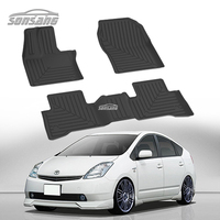 SONSANG tapis de sol usine TPE pied de sol 4d ensemble de tapis de voiture Tpe tapis de voiture pour Toyota Prius tapis de voiture