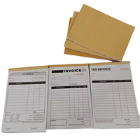 Carnet de factures et de reçus autocopiants en 2 exemplaires, personnalisé, pour usage professionnel et bureautique