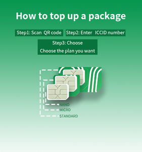 Kartu SIM IoT Global untuk Radio PoC 4G Paket Data Khusus per Negara MB ke GB untuk Walkie Talkie PTT