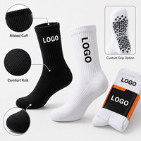 Chaussettes de sport en coton à compression pour hommes KTS340, personnalisées par le fabricant OEM, avec logo brodé, pour le tennis, l'athlétisme et la course à pied.