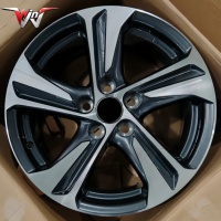 Jantes à cinq branches de 17, 18 et 20 pouces, 5x114.3, en alliage d'aluminium noir usiné, pour voitures particulières Toyota RAV4 2015-2023